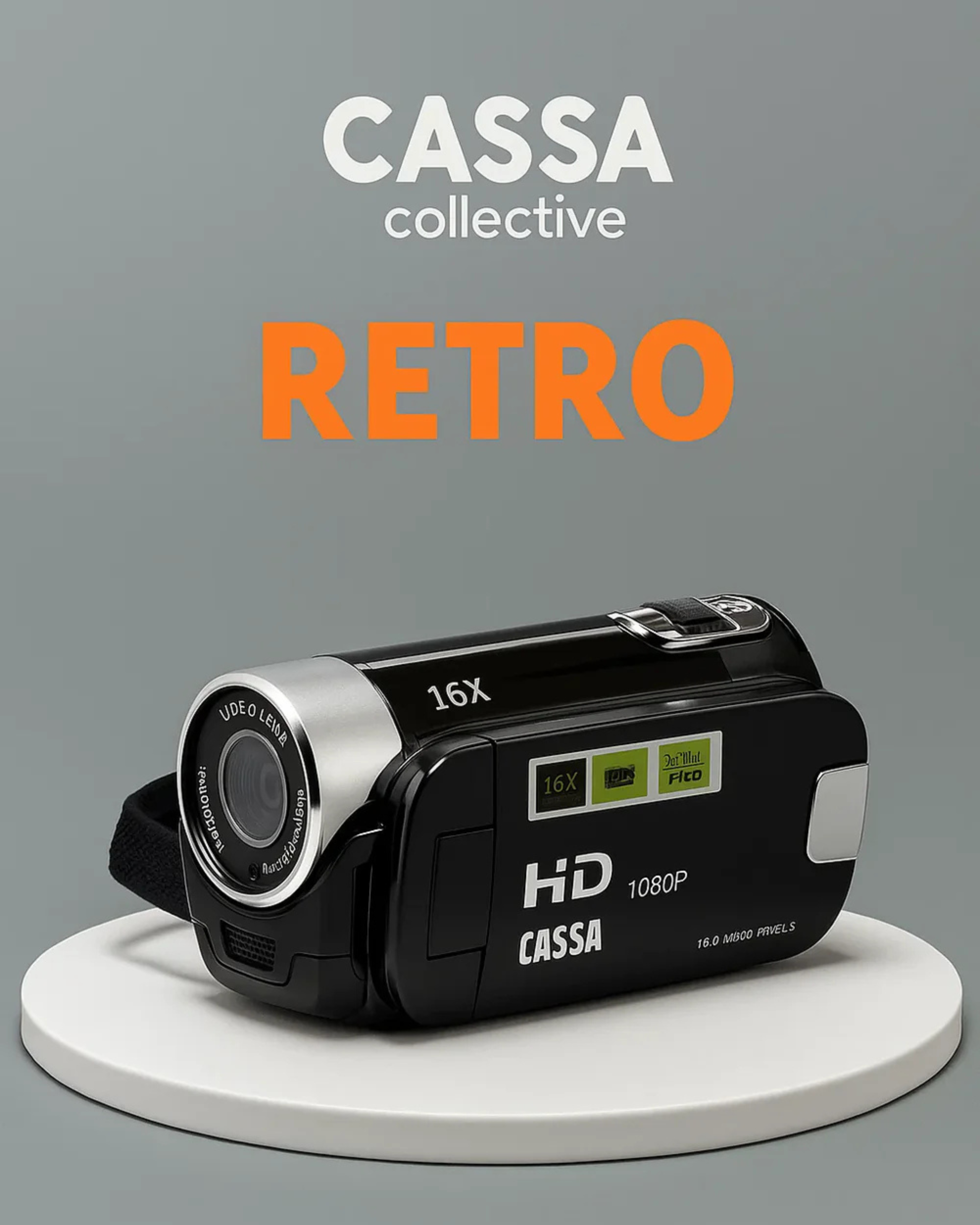 Cassa Retro Handheld Camcorder